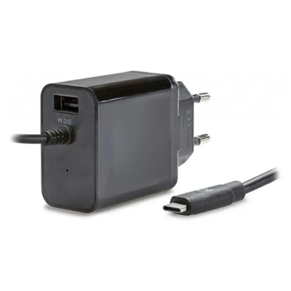 Mobilize Dual USB USB-C Chargeur Rapide 15W Noir - Mobilize